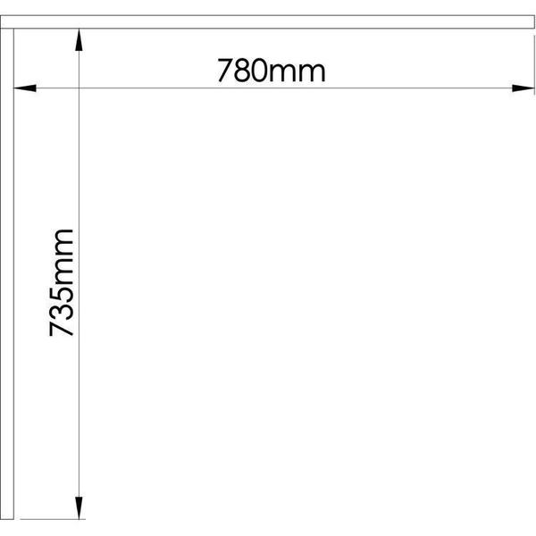 Imagem de Kit para Escritório com Mesa Complementar, 2 Nichos MDF, Módulo e Cômoda 4 Gavetas