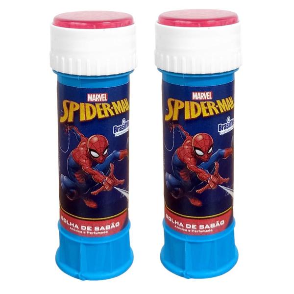 Imagem de Kit para Fazer Bolhas de Sabão Infantil Spider-Man Homem Aranha