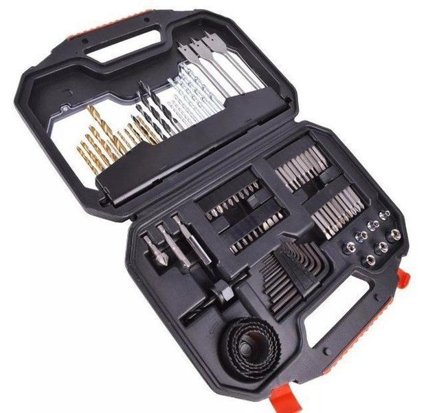 Imagem de Kit Para Furar e Parafusar 100 peças Black Decker A7187-XJ