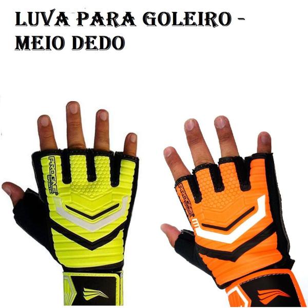 Imagem de KIT para Goleiro Futsal, Society, Luva+Cotoveleira+Joelheira