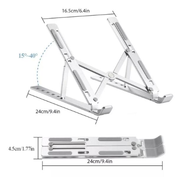 Imagem de Kit Para Notebook Teclado E Mouse Sem Fio Usb Suporte Aluminio+pilhas