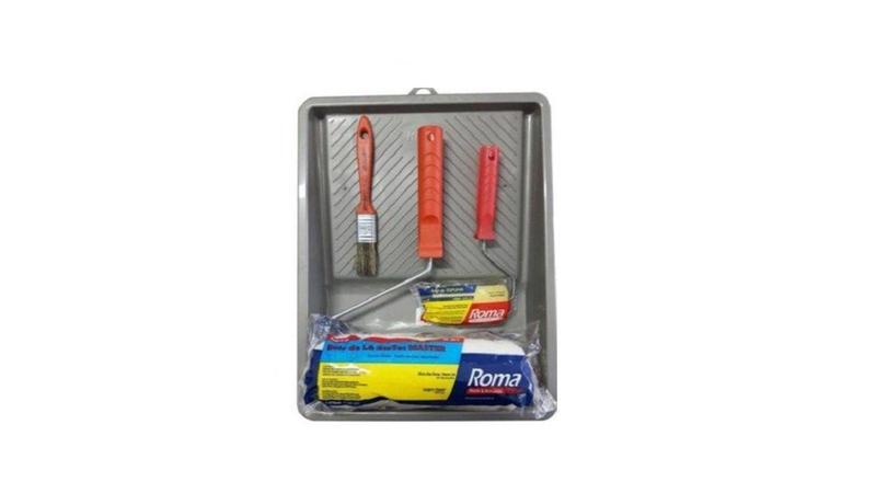 Imagem de Kit para Pintura  Roma 65505 com 5 Peças Embalagem com 06 Kits - PINCEIS ROMA