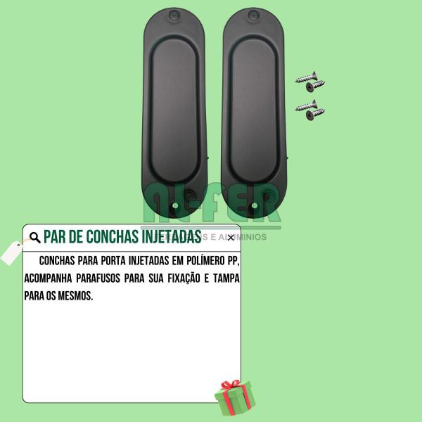 Kit para Porta Celeiro Tubular 65cm Roldana Aparente Trilho Dividido Preto - 1,30m - Alfer Imagem de Kit para Porta Celeiro Tubular 65cm Roldana Aparente Trilho Dividido Preto - 1,30m