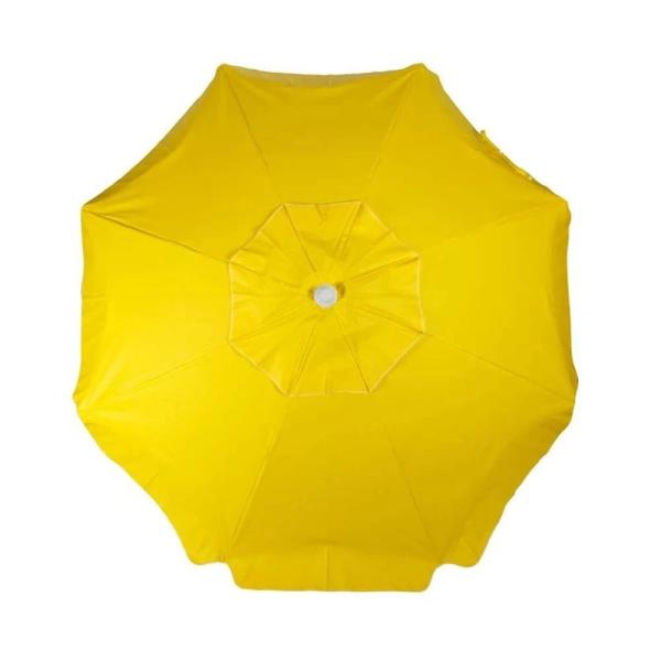 Imagem de Kit para Praia Amarelo Cooler 36l + Guarda Sol Articulado 2 M  Bel 