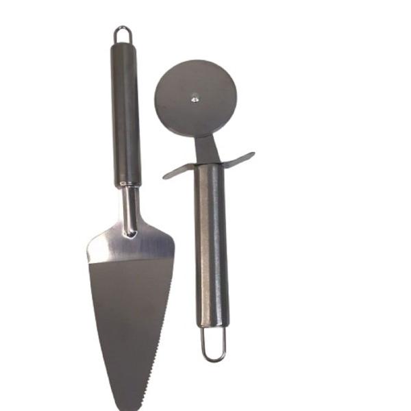 Kit para Servir e Cortar Alimentos ótima qualidade - Filó Modas Imagem de Kit para Servir e Cortar Alimentos ótima qualidade