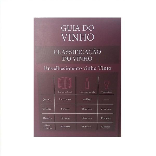 Imagem de Kit Para Vinhos 3 Peças Guia Do Vinho Luxo Plástico E Metal - World Classic