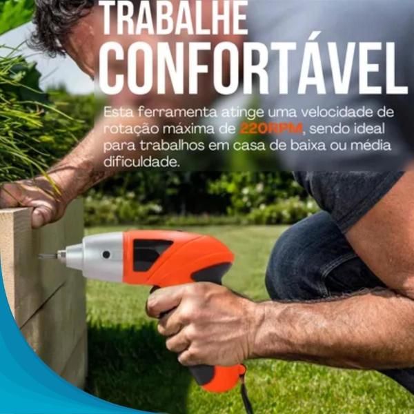 Kit Parafusadeira Sem Fio Compacta Com Estrela Fenda - Atena Imagem de Kit Parafusadeira Sem Fio Compacta Com Estrela Fenda
