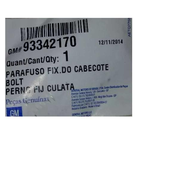 Imagem de Kit Parafusos Cabeçote S-10 2006 2007 2008 2009 2010 2011 Diesel Original