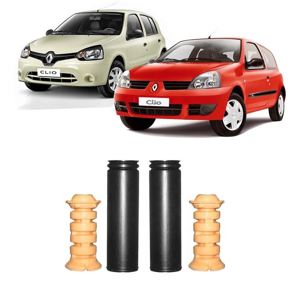 Imagem de Kit Parcial Batente Traseiro Clio 2006 2007 2008 2010 2011