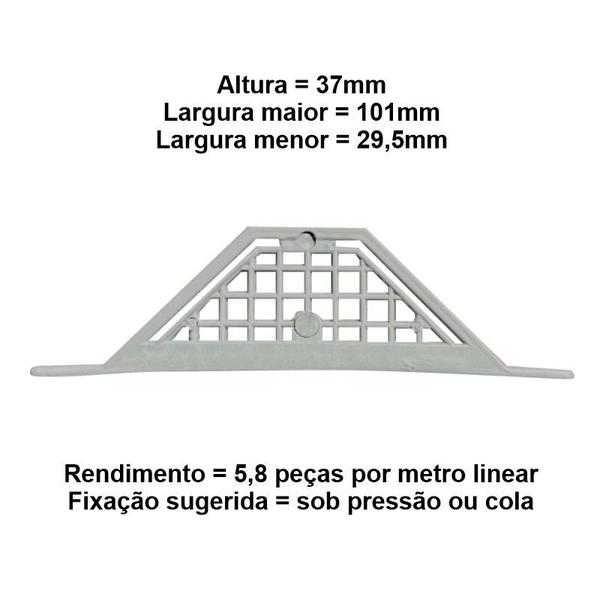 Imagem de Kit Passarinheira Grade Telha Zinco T40 25 Unidades (rende 4,4m)