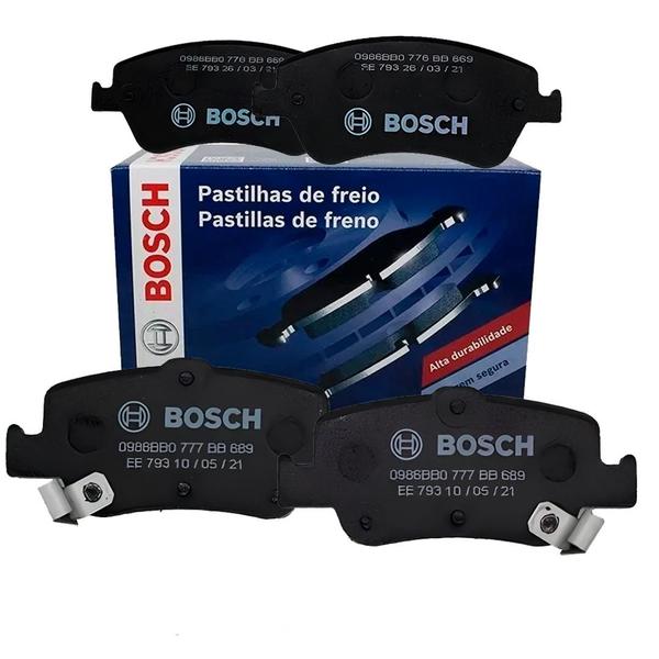 Imagem de Kit Pastilha De Freio Dianteira Traseira Corolla 2010  Bosch