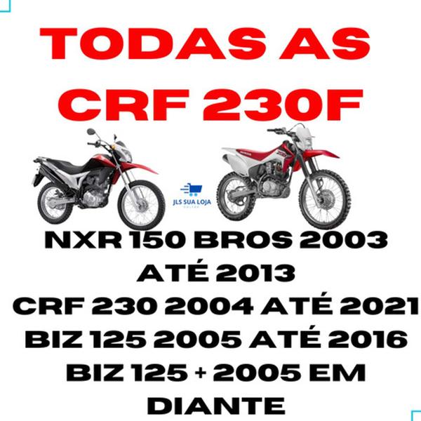 Imagem de Kit Pastilha De Freio + Lona DIANTEIRA E TRASEIRA  Crf 230 Triha Bros 150 Biz 125 2005 ATE 2016