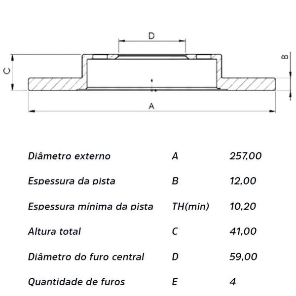 Imagem de Kit Pastilha Disco Dianteiro Sólido Mobi 1.0 2016 a 2023