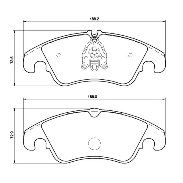 Imagem de Kit Pastilha Freio Cerâmica Audi A4 A5 Q5 S4 Dianteira Bosch