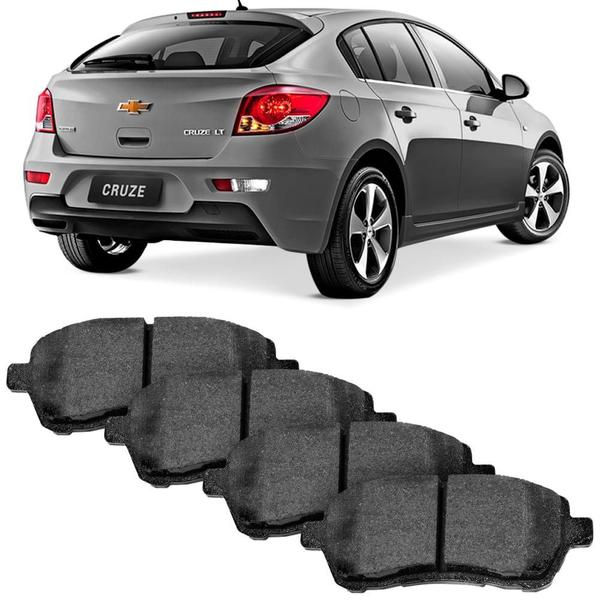 Imagem de Kit Pastilha Freio Chevrolet Cruze 1.4 Equinox 2.0 2017 a 2018 Traseira Syl 3118