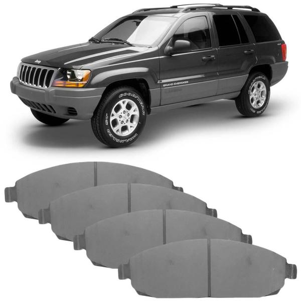 Imagem de Kit Pastilha Freio Jeep Grand Cherokee Limited  2005 a 2010 Dianteira Chrysler SYL 1130