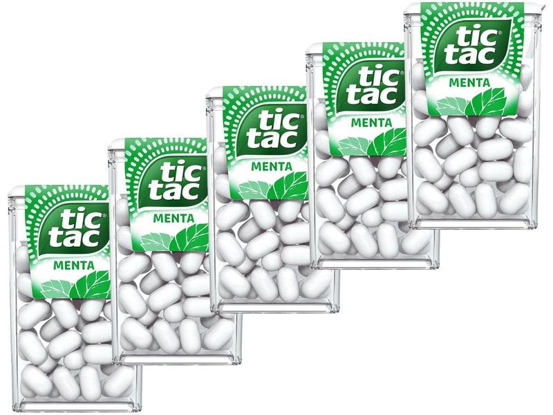 Imagem de Kit Pastilha Tic Tac Menta 14,5g Caixinha