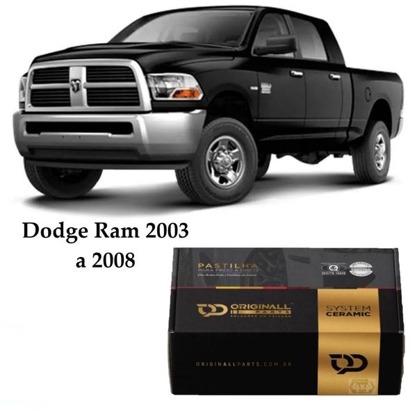 Imagem de Kit Pastilha Traseira Dodge Ram 2500 2005 A 2008