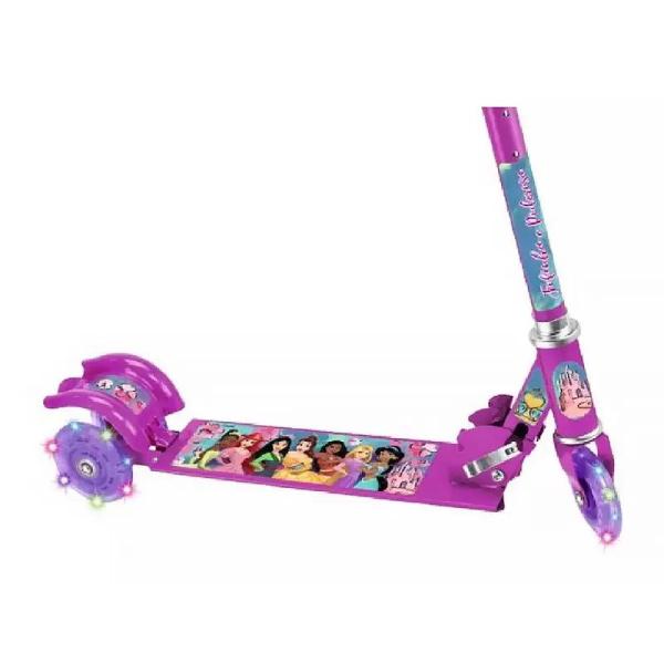 Imagem de Kit Patinete Moana e Princesa Scooter 3 Rodas + Capacete