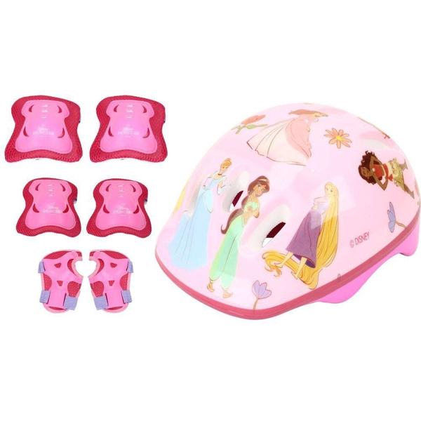 Imagem de Kit Patins 2 em 1 3 Rodas Tamanho 28-31 Disney Princesas BBR Toys