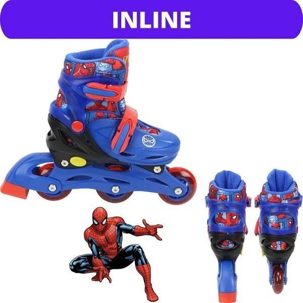 Imagem de Kit Patins 3 Rodas C/ Proteção 28/31 Homem Aranha - Bbr Toys