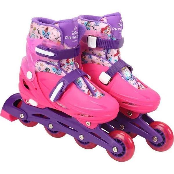 Imagem de Kit Patins 4 Rodas C/ Proteção 36/39 Princesas - Bbr Toys