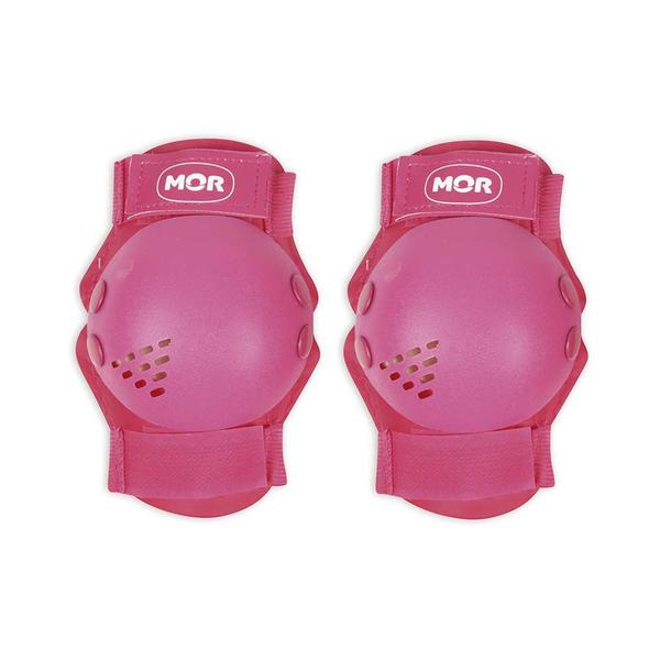 Imagem de Kit Patins Rosa Tamanho M 34-37 Roller, Joelheira e Capacete