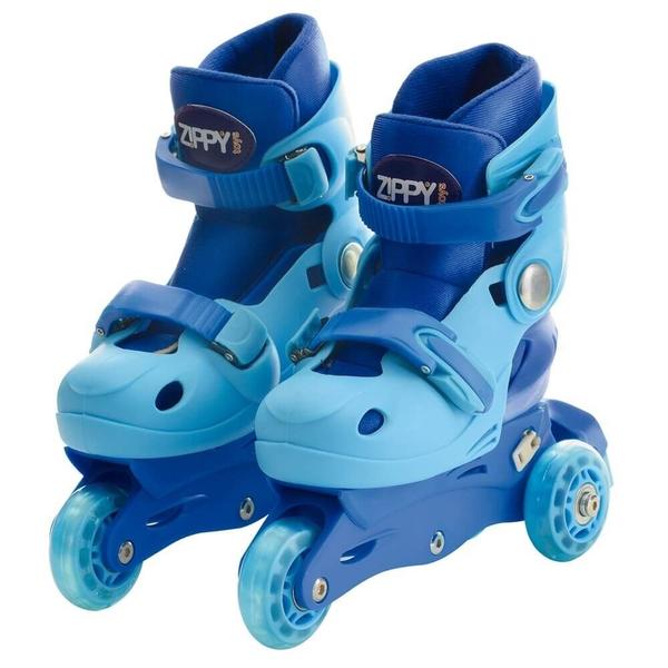 Imagem de Kit patins tri line 2 em 1 azul tamanho 30-33 zippy