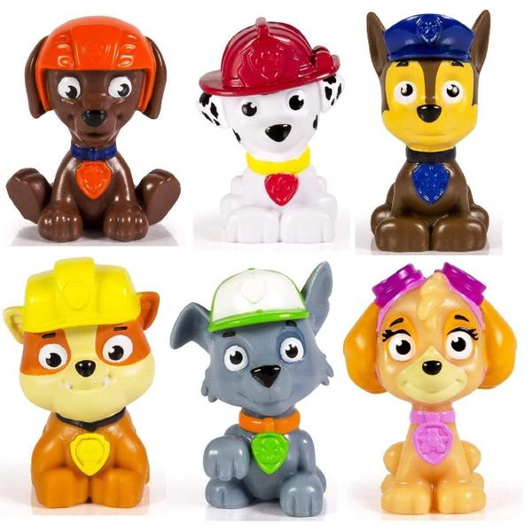 Imagem de Kit Paw Patrol 6 Bonecos Realistas Spin Master