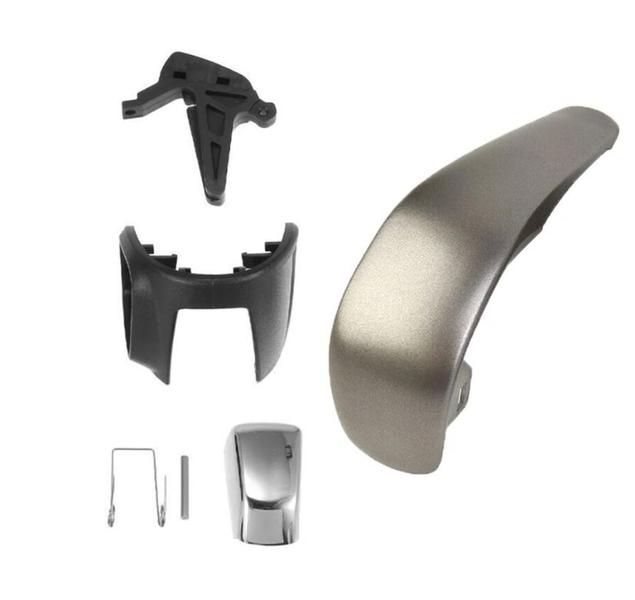 Kit peças reparo da alavanca e capa da manopla de câmbio automático Tracker Cobalt Lt Onix - Tunning Couros Imagem de Kit peças reparo da alavanca e capa da manopla de câmbio automático Tracker Cobalt Lt Onix