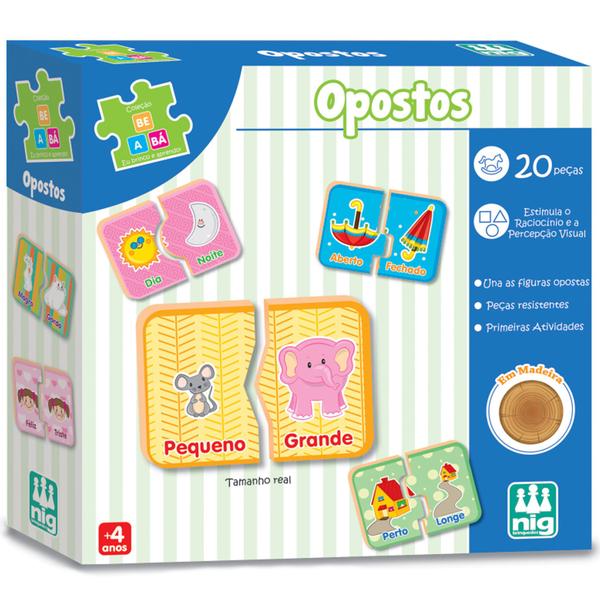 Kit Pedagógico 3 Jogos Madeira Alfabeto Números Opostos Nig Imagem de Kit Pedagógico 3 Jogos Madeira Alfabeto Números Opostos Nig