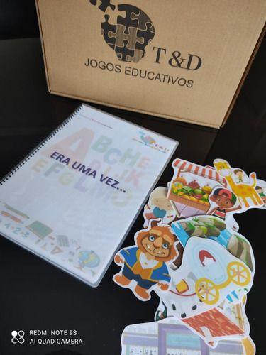 Imagem de Kit Pedagógico educativo para Alfabetização Cognição Linguagem 