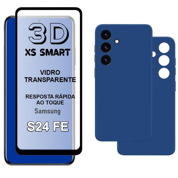 Imagem de Kit Película 3d Anti-Impacto Para S24 Fe + Capa Capinha Case Para Celular S24 Fe