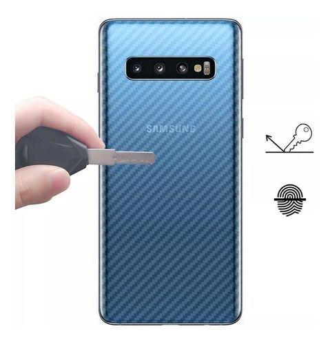 Imagem de Kit Película de Nano Gel+ Capa Capina+ Película Skin Verso + Película da Câmera Para Samsung Galaxy S10 Plus