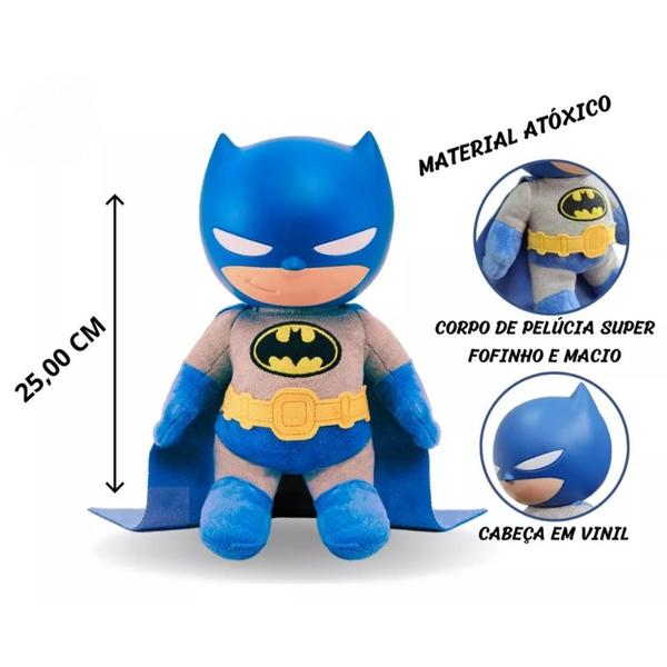 Imagem de Kit Pelúcia Batman e The Flash DC Comics Liga da Justiça