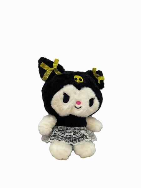 Imagem de Kit Pelúcia Kuromi Sanrio 20cm Fofura e Estilo Desenho