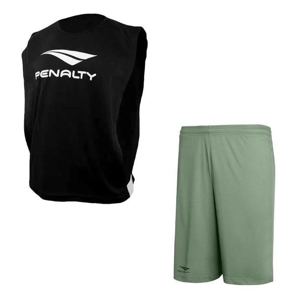 Imagem de Kit Penalty Futebol Colete + Calção Masculino