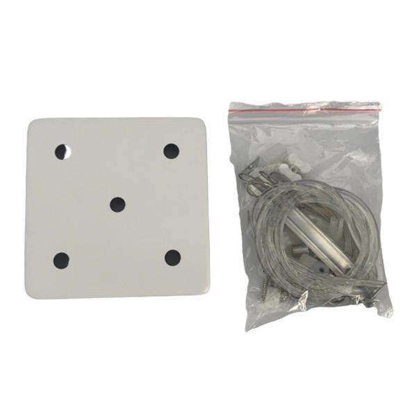 Imagem de Kit Pendente Home LED Quadrado Branco Bronzearte