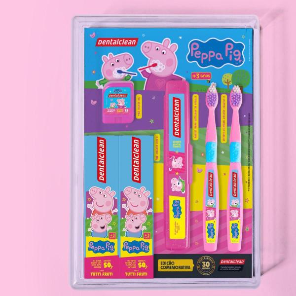 Imagem de Kit Peppa Pig - Edição Comemorativa 30 Anos - Dentalclean