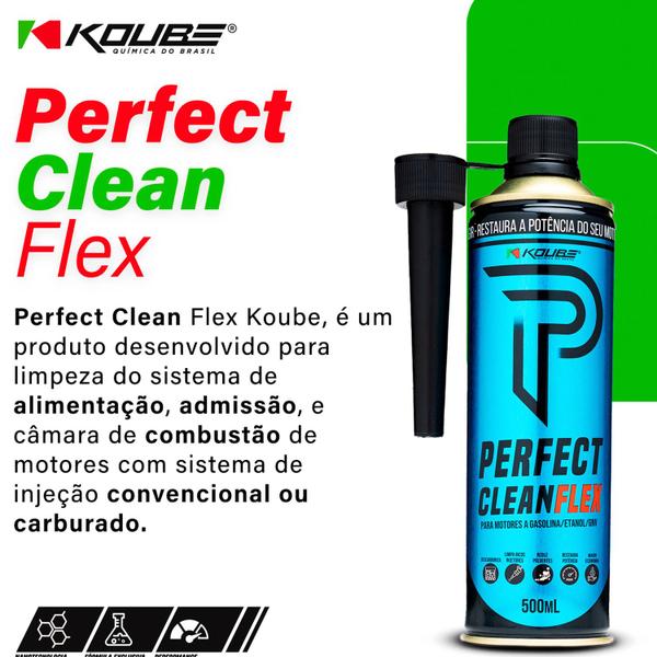 Imagem de Kit Perfect Clean Flex 500ml Descarbonizante (12 UND)