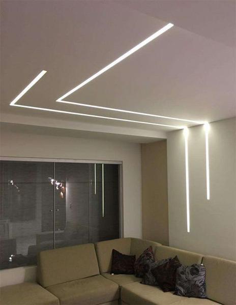 Imagem de Kit Perfil De Embutir 1 Metro Branco + Fonte Alimentação + Fita Led Branco Neutro