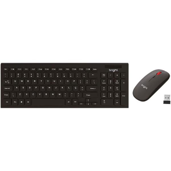 Imagem de Kit Perifericos Office SLIM Tecl+mouse S/ Fio