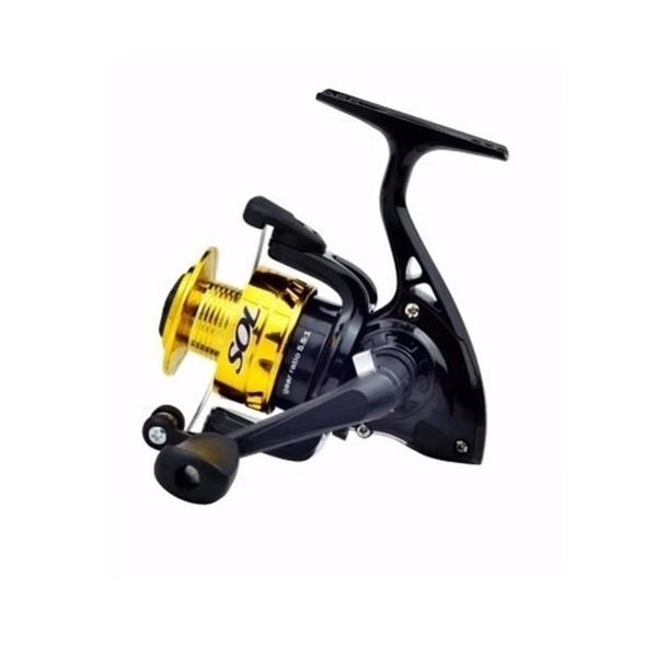 Imagem de Kit Pesca Marine Sports Sol 2 Molinetes + 2 Varas 1,20m 6kg Com Acessórios