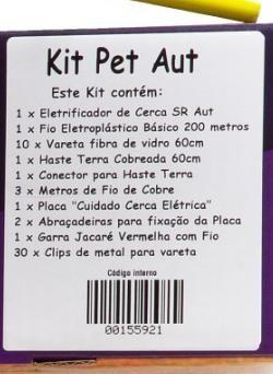 Imagem de Kit Pet 220v cerca elétrica para pequenos animais Zebu 3939-0