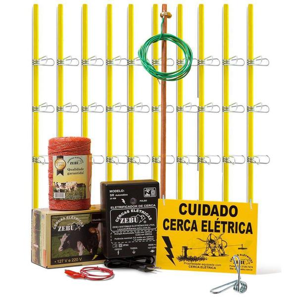 Imagem de Kit Pet Cerca Eletrica Bivolt Zebu Automático 39390