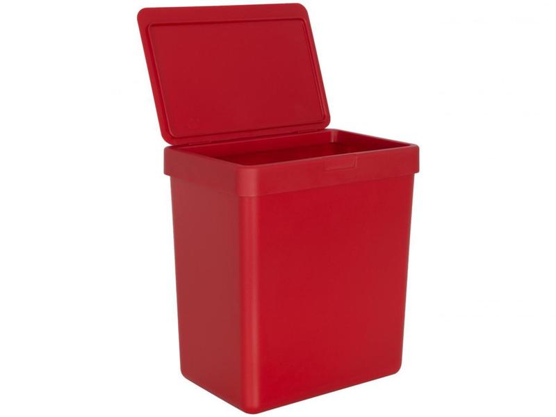 Imagem de Kit Pia Cozinha Vermelho Coza Single - 4 Peças