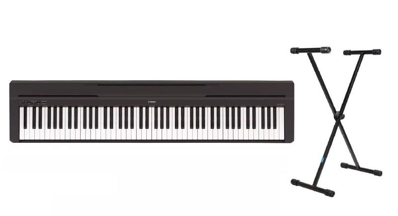 Imagem de Kit Piano Yamaha P45 Com fonte e Suporte X