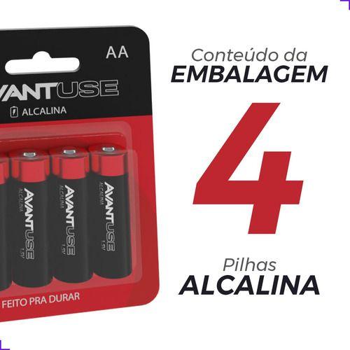 Imagem de Kit Pilhas Alcalinas Aa Pequena Com 04 Unidades 1.5v - Avant