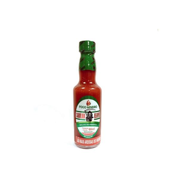 Kit Pimenta Carolina Reaper Mais Ardida do Mundo no Azeite 100ml e Molho 60ml Fogo Mineiro Imagem de Kit Pimenta Carolina Reaper Mais Ardida do Mundo no Azeite 100ml e Molho 60ml Fogo Mineiro