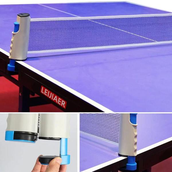 Imagem de Kit Ping Pong Com Rede Retrátil + 2 Raquetes + 3 Bolinhas + Bolsa